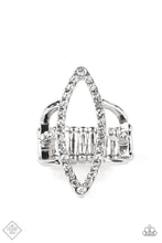 Load image into Gallery viewer, Paparazzi Icy Intuition - White Rhinestone Ring
