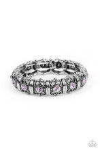 Load image into Gallery viewer, Paparazzi Ageless Glow - Purple Rhinestone Bracelet
