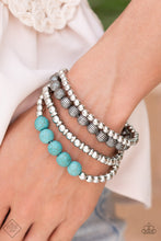 Load image into Gallery viewer, Paparazzi Wildland Wanderer - Turquoise Bracelet
