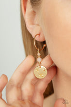 Load image into Gallery viewer, Paparazzi Artificial STARLIGHT - Gold Hoop Earring
