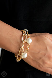 Paparazzi Nautical Mileage - Gold Bracelet