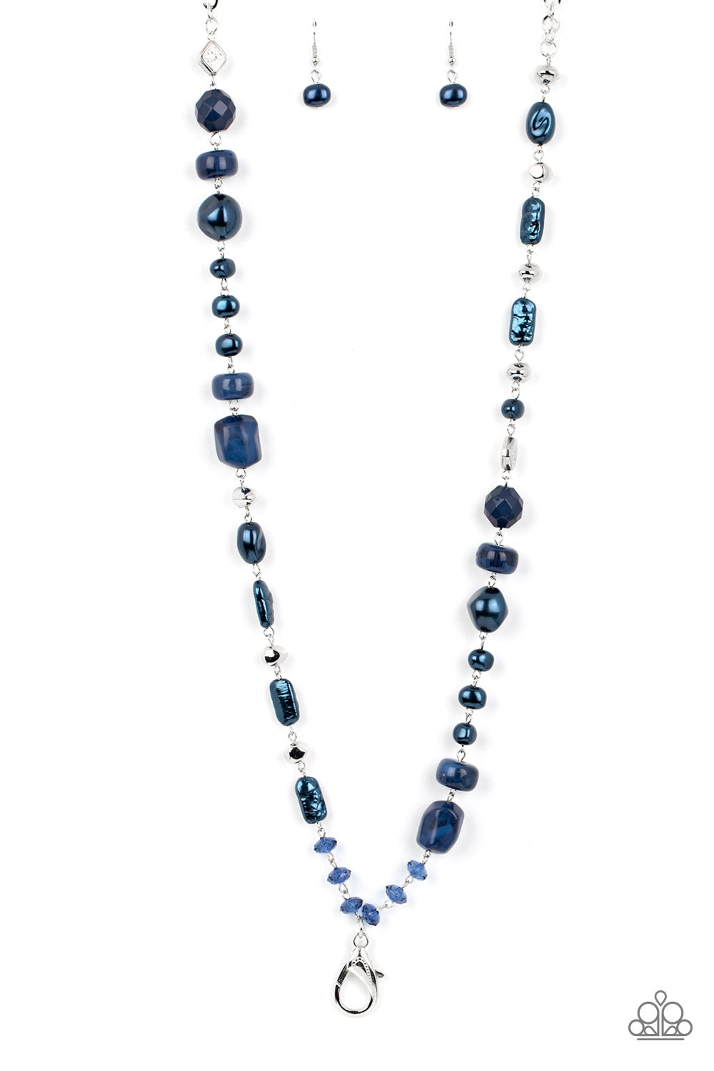 Paparazzi Juicy Gossip - Blue Necklace