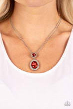 Load image into Gallery viewer, Paparazzi Castle Diamonds - Red Necklace
