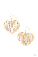 Load image into Gallery viewer, Paparazzi Romantic Reign - Gold Earring
