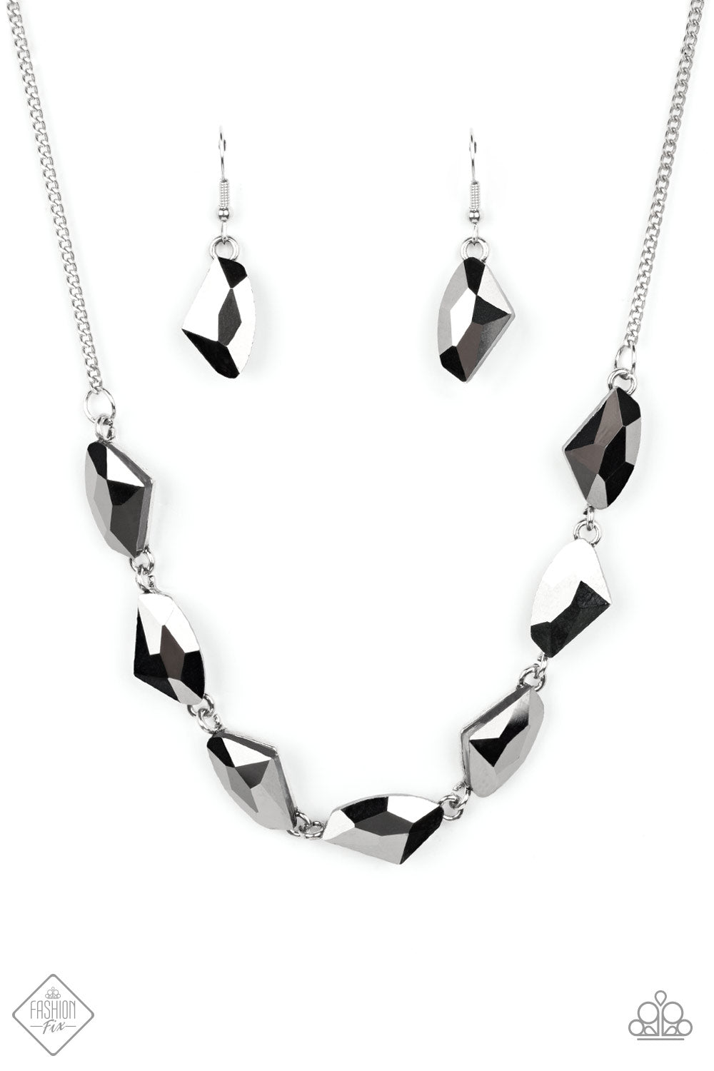 Paparazzi Raw Rapture - Hematite Necklace