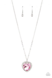 Paparazzi Sweethearts Stroll - Pink Necklace