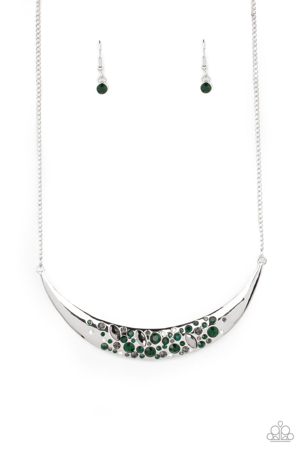 Paparazzi Bejeweled Baroness - Green Necklace