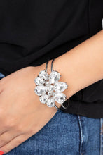 Load image into Gallery viewer, Paparazzi DAUNTLESS is More - White Rhinestone Bracelet
