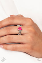 Load image into Gallery viewer, Paparazzi Contemporary Charm - Pink Ring
