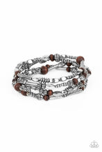 Load image into Gallery viewer, Paparazzi Jungle Jubilee - Brown &amp; Silver Bracelet
