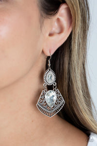 Paparazzi Royal Remix - Rhinestone Earring