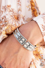 Load image into Gallery viewer, Paparazzi Tributary Treasure - Silver Bracelet
