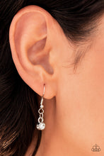 Load image into Gallery viewer, Paparazzi REIGNING Romance - White Rhinestone Necklace
