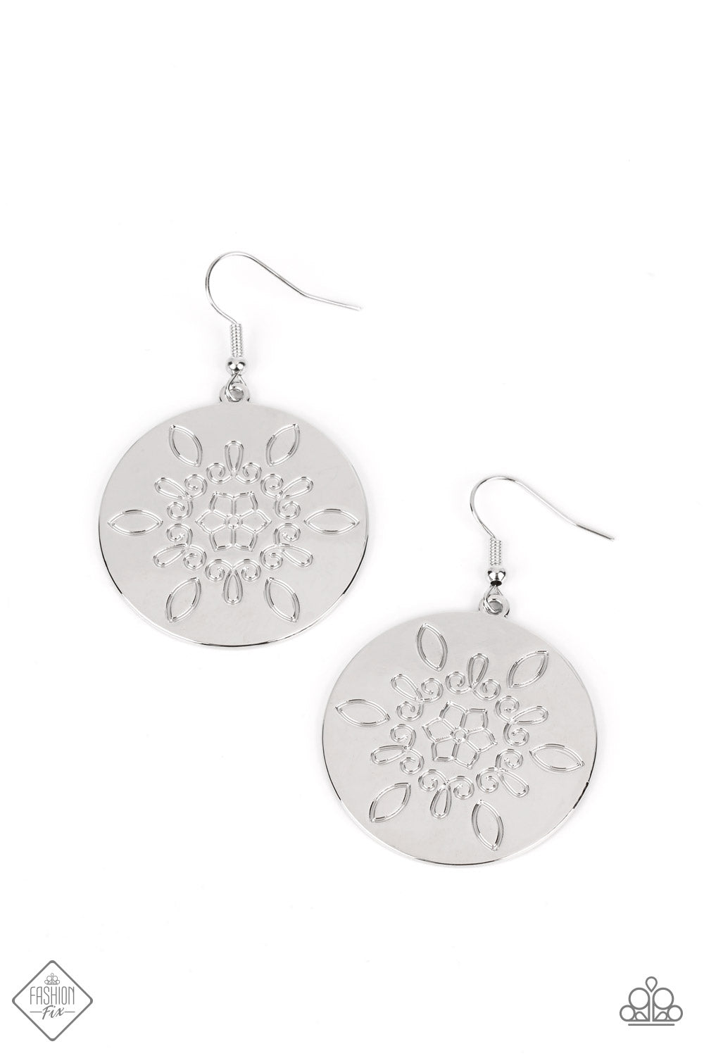 Paparazzi Tidal Taste - Silver Earring