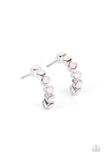 Load image into Gallery viewer, Paparazzi Carefree Couture - Pink Hoop Earring
