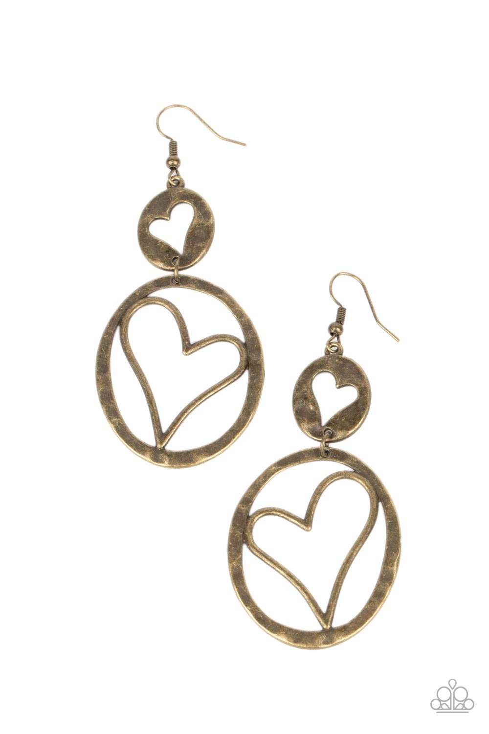 Paparazzi Enchanting Echo - Brass Earring