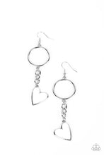 Load image into Gallery viewer, Paparazzi Don’t Miss a HEARTBEAT - White Earring
