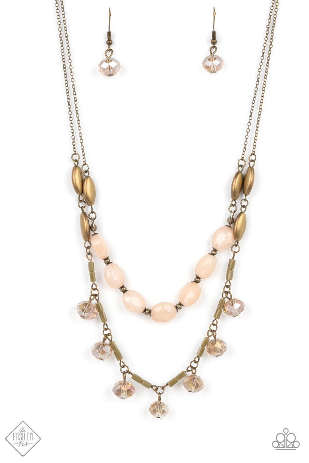 Paparazzi Sheen Season - Brass Necklace