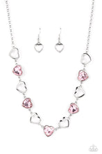 Load image into Gallery viewer, Paparazzi Contemporary Cupid - Pink Necklace
