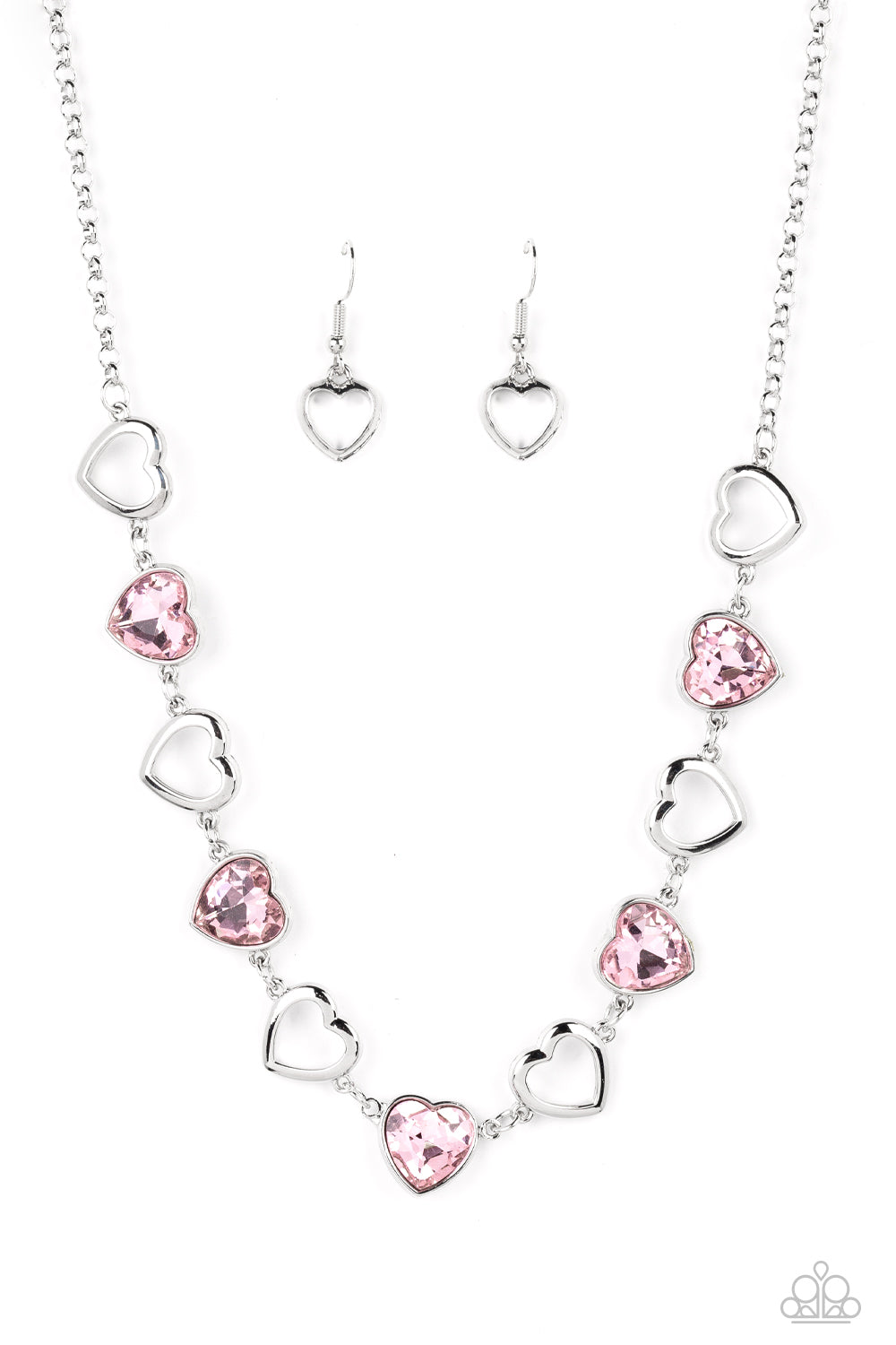 Paparazzi Contemporary Cupid - Pink Necklace