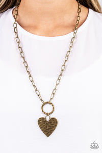 Paparazzi Brotherly Love - Brass Necklace