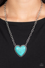 Load image into Gallery viewer, Paparazzi Authentic Admirer - Blue Heart Necklace
