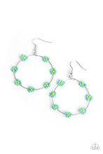 Load image into Gallery viewer, Paparazzi Dainty Daisies - Blue Earring
