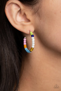 Paparazzi Multicolored Mambo - Multi Hoop Earring