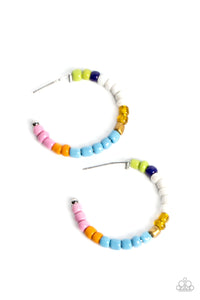 Paparazzi Multicolored Mambo - Multi Hoop Earring