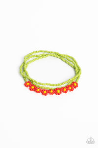 Paparazzi Buzzworthy Botanicals - Red Bead Bracelet