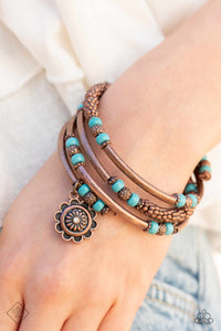 Paparazzi Badlands Bunch - Copper Bracelet