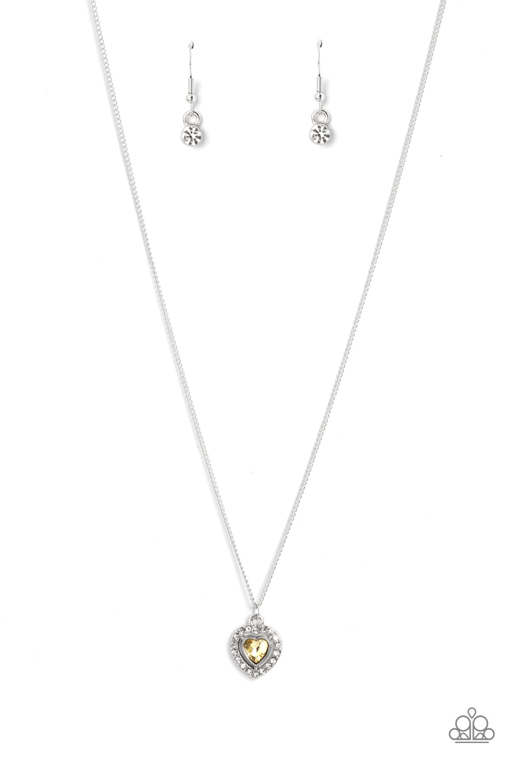 Paparazzi Day of Love - Yellow Necklace