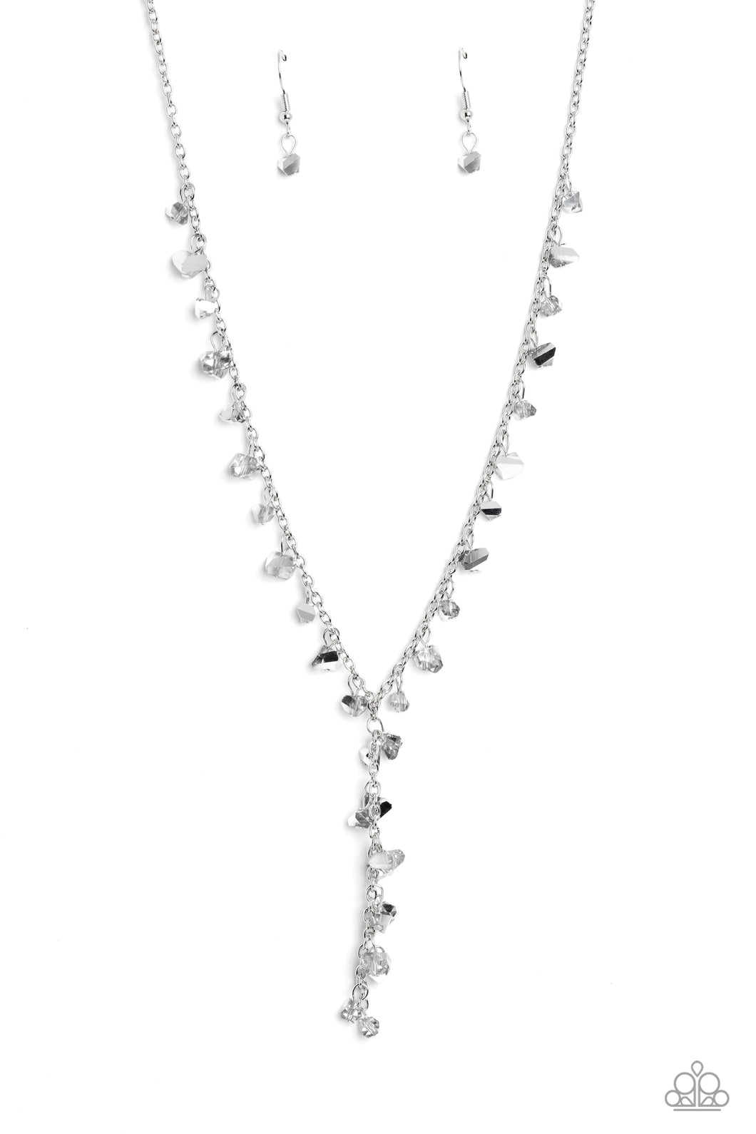 Paparazzi Chiseled Catwalk - Silver Necklace