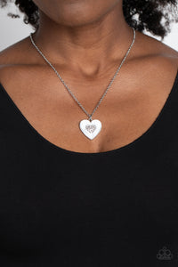 Paparazzi So This Is Love - White Necklace