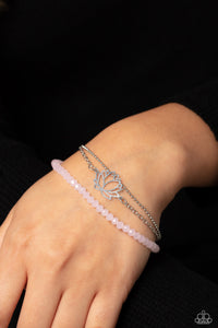 Paparazzi A LOTUS Like This - Pink Bracelet