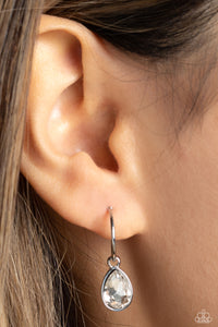 Paparazzi Teardrop Tassel -Rhinestone Earring