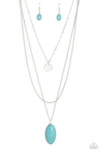 Paparazzi Perennial Phenomena - Turquoise Necklace