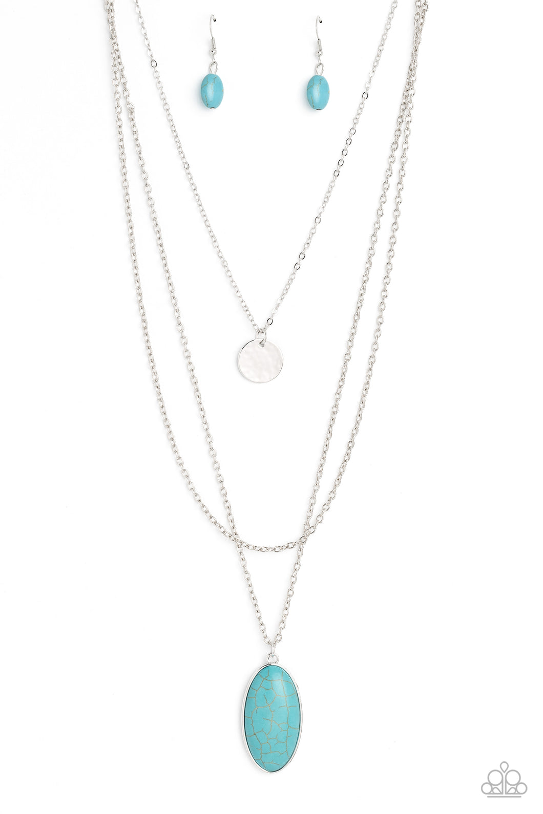 Paparazzi Perennial Phenomena - Turquoise Necklace
