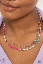 Load image into Gallery viewer, Paparazzi Coastal Composition - Pink Necklace
