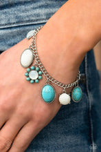 Load image into Gallery viewer, Paparazzi Cowboy Charm -Turquoise Bracelet
