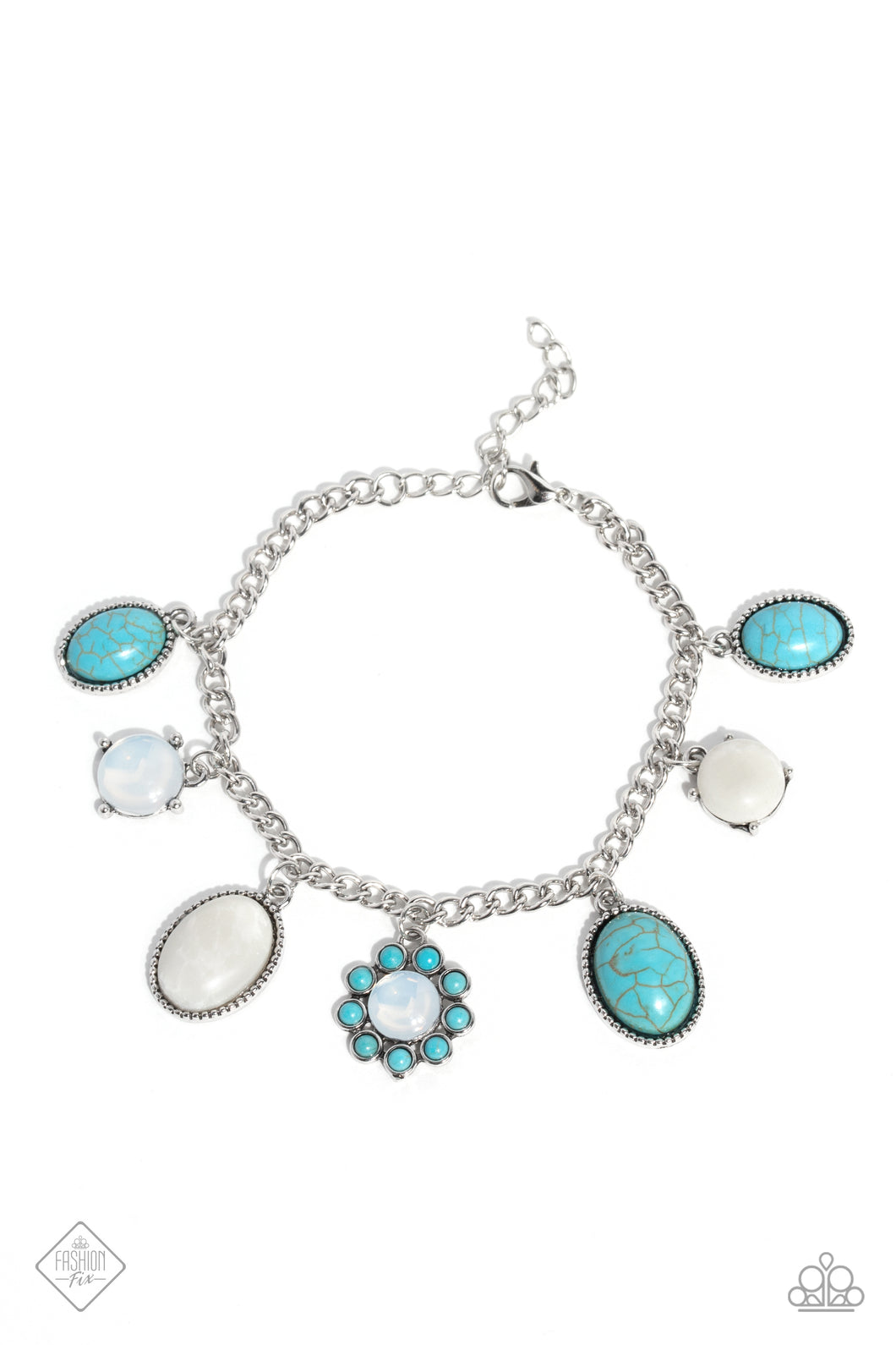 Paparazzi Cowboy Charm -Turquoise Bracelet