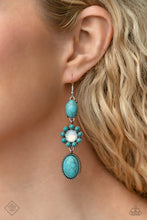 Load image into Gallery viewer, Paparazzi Carefree Cowboy - Blue Earring
