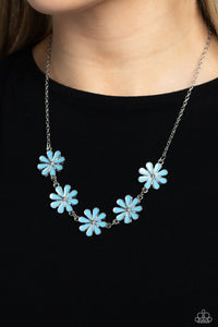 Paparazzi Flora Fantasy - Blue Necklace