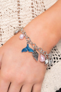 Paparazzi MERMAID For Each Other - Pink Bracelet