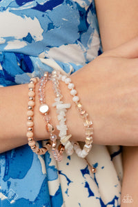 Paparazzi Dewy Delight - Rose Gold Bracelet