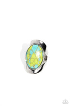 Load image into Gallery viewer, Paparazzi Terrazzo Tribute - Green Stone Ring
