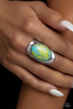 Load image into Gallery viewer, Paparazzi Terrazzo Tribute - Green Stone Ring
