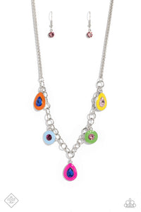 Paparazzi Colorblock Craze - Multi Necklace