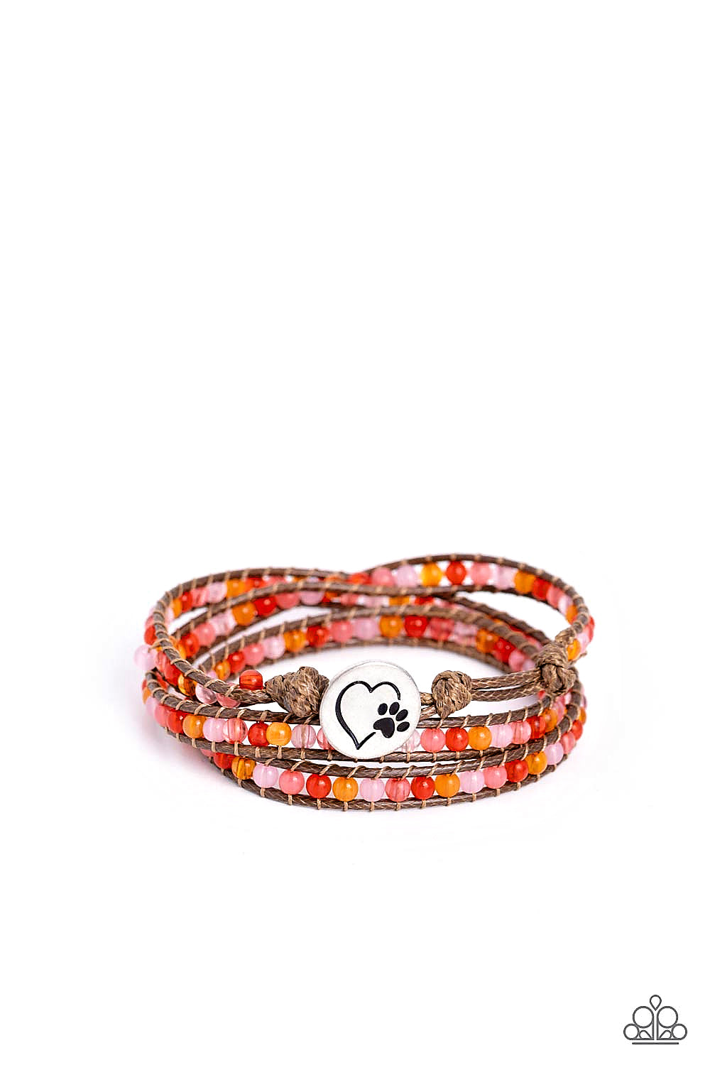 Paparazzi PAW-sitive Thinking - Orange Bracelet