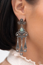 Load image into Gallery viewer, Paparazzi Revered Rustic - Blue Earring
